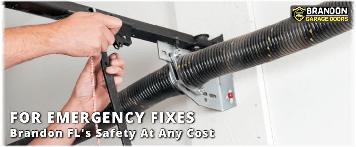 Broken Garage Door Spring Brandon FL